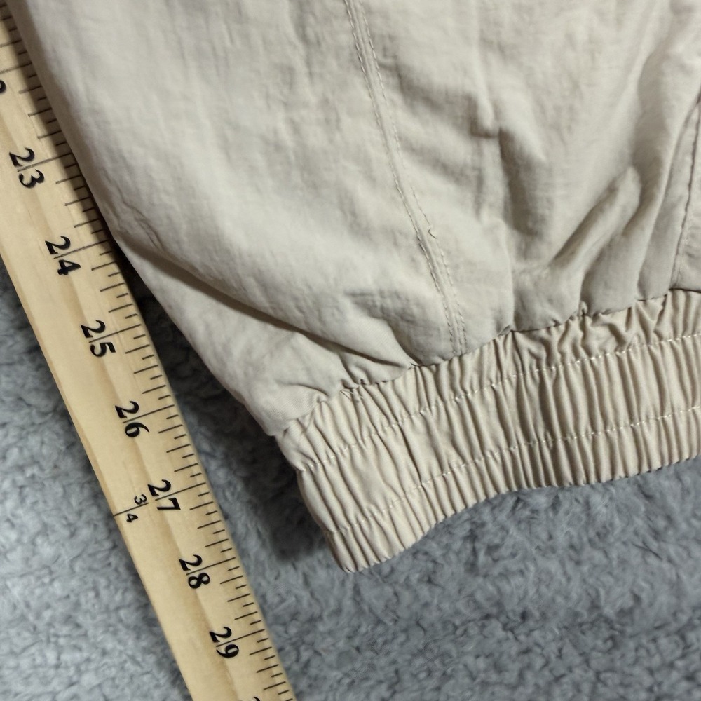 Wilo The Label Pants Womens Medium Beige Nylon Joggers Elastic Waist Cuffed - Picture 5 of 10